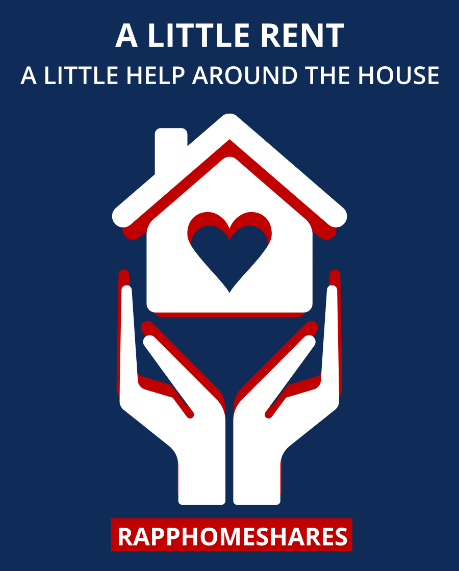 Matching up people looking for affordable housing with folks willing to share their home. RappHomeShares